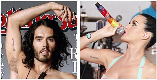 Katy Perry és Russell Brand közös tetoválásai