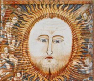 Keresztény Nap-ábrázolás