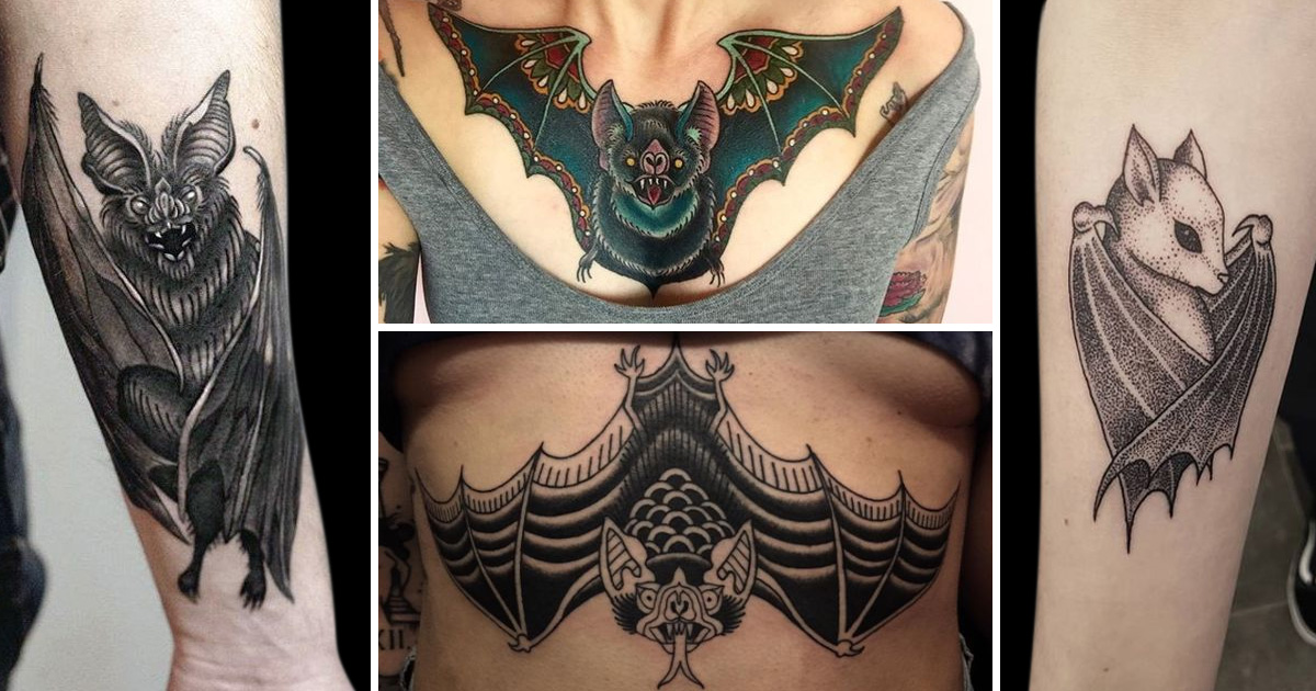 Denevér tetoválások