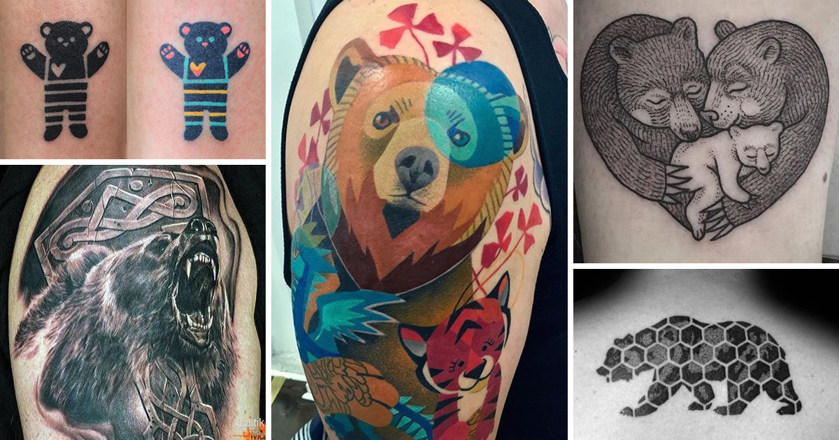 Medve és maci tetoválások