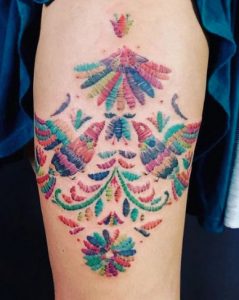Tabata Muciño tetoválása