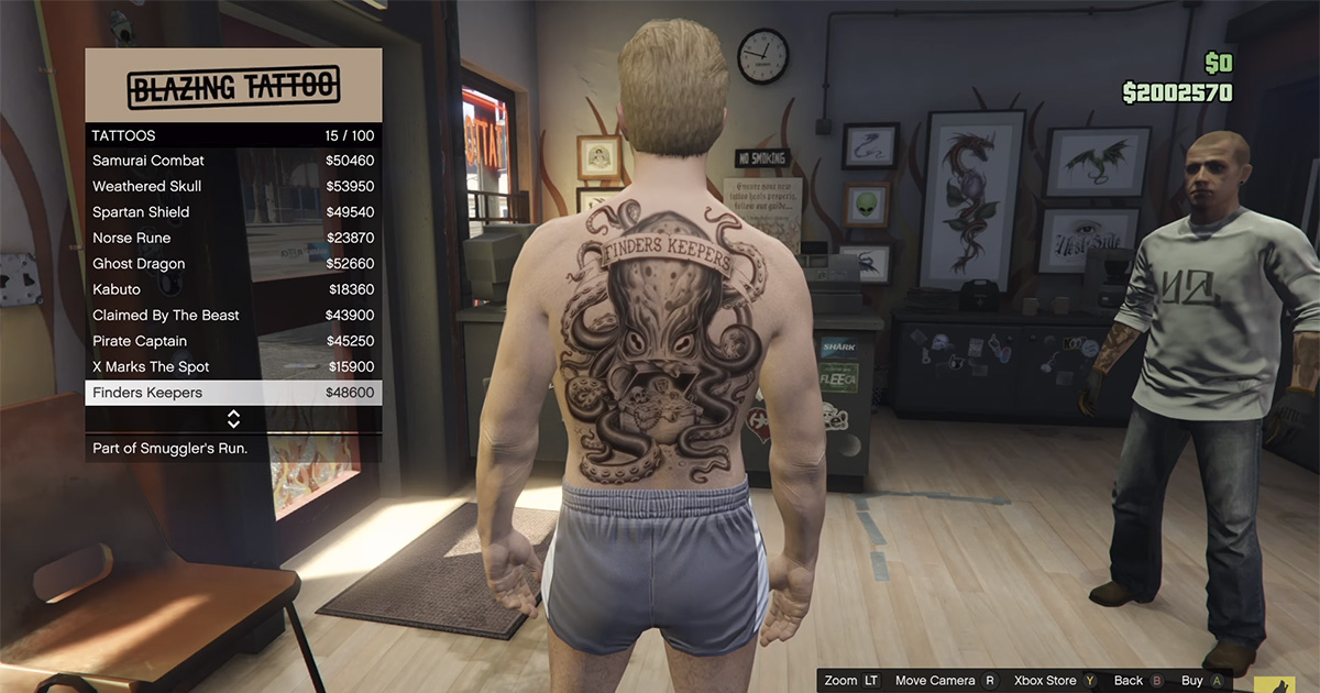 Grand Theft Auto tattoo