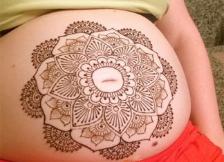 Henna tetoválás