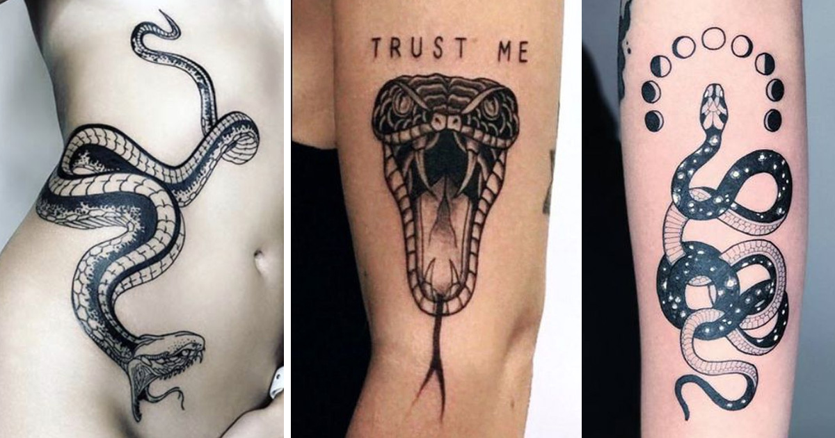 Kígyó tetoválások