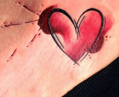 Jelentés tetoválás formájában szívverés a csuklón